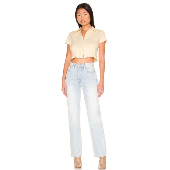 Suzana Crop Button Down - ALL THE WAYS - Picture 4 of 5